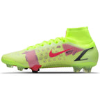 Nike Mercurial Superfly 8 Elite FG-	VOLT/BRIGHT CRIMSON-BLACK