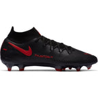 Nike Phantom GT Elite Dynamic Fit FG-BLACK/CHILE RED-DK SMOKE GREY