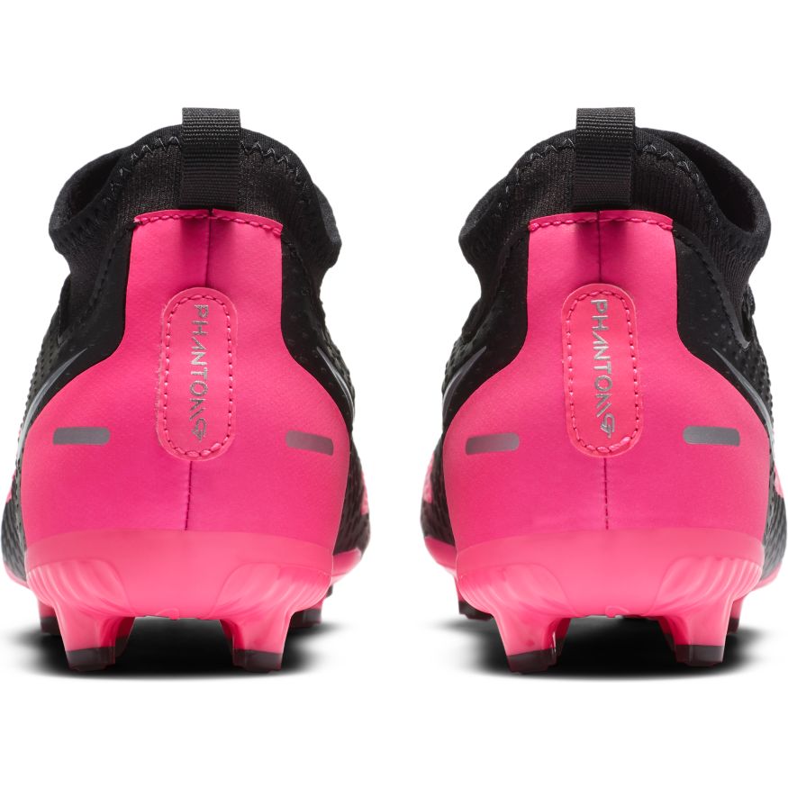 Phantom GT Academy Dynamic Fit FG JUNIOR - Black-MetallicSilver-PinkBlast