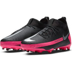 Phantom GT Academy Dynamic Fit FG JUNIOR - Black-MetallicSilver-PinkBlast