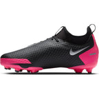 Phantom GT Academy Dynamic Fit FG JUNIOR - Black-MetallicSilver-PinkBlast