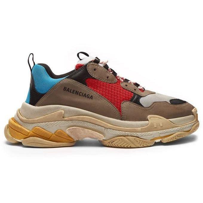 Balenciaga Triple S Grey Red Blue