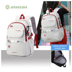Cartable Scolaire Unisexe en Nylon Imperméable – Design Color Block