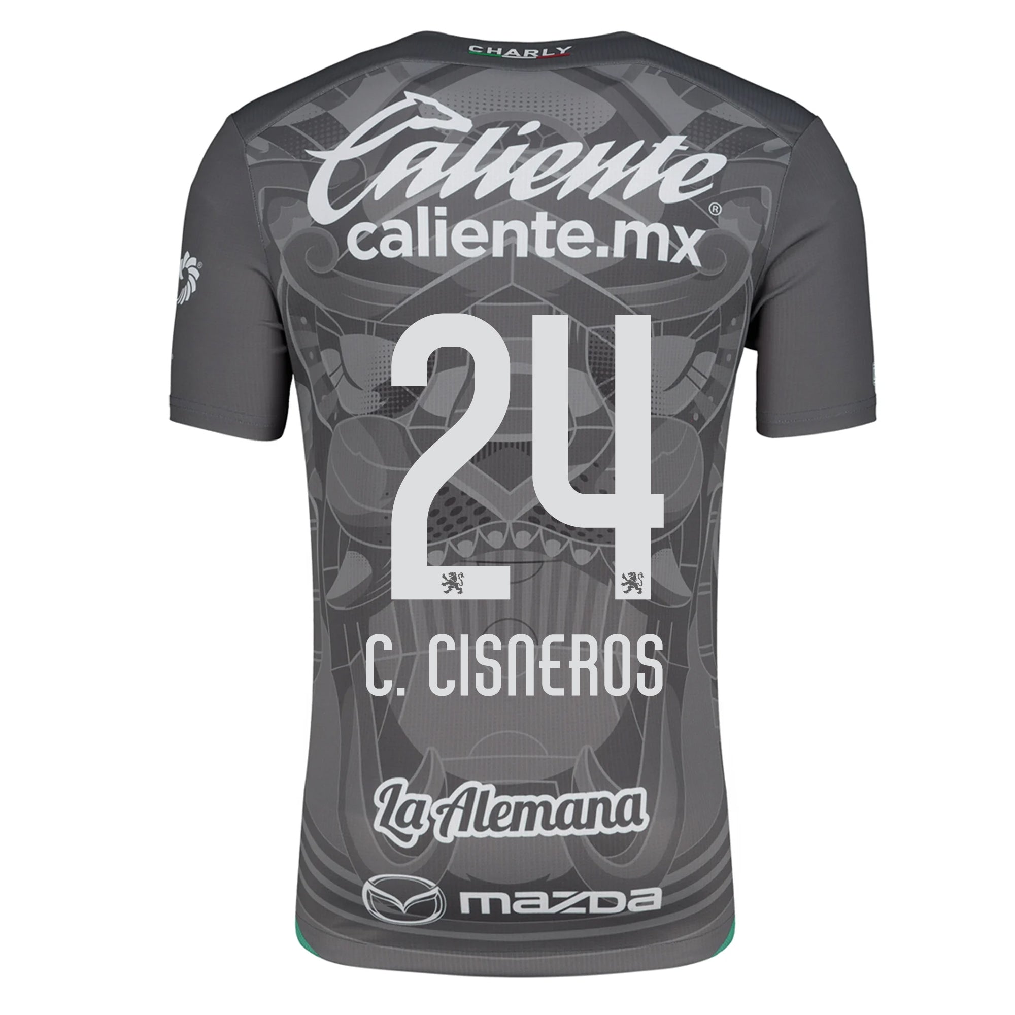 Charly Carlos Cisneros Leon Third Jersey 24/25 (Grey/Green)