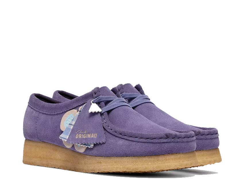 Clarks Wallabee "Purple Interest"