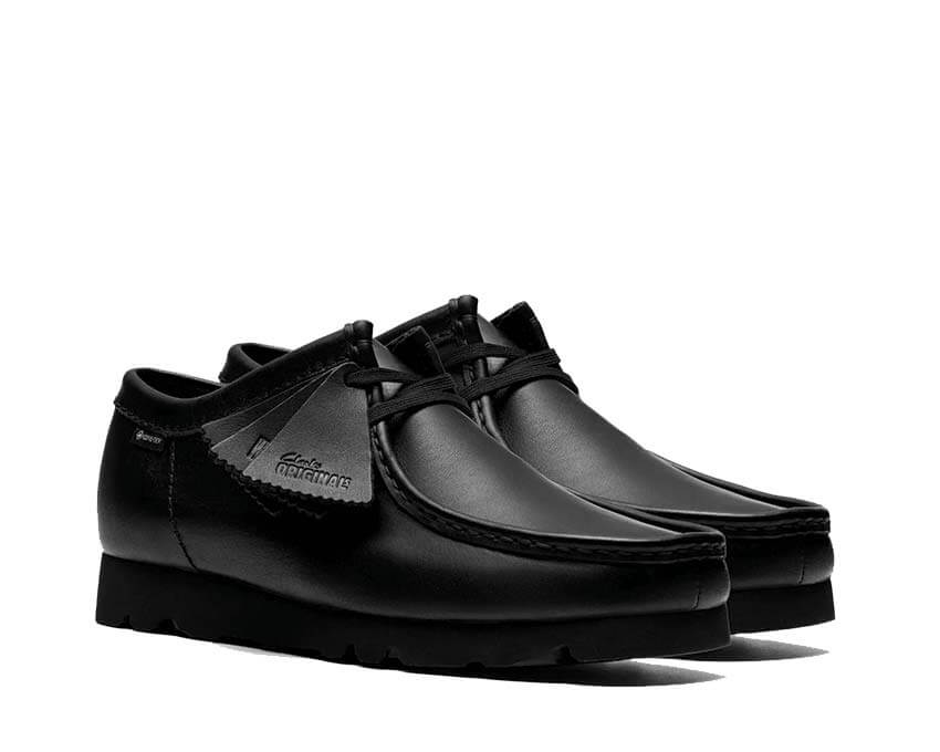 Clarks Wallabee GTX "Black Leather"