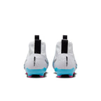 Nike Jr. Zoom Mercurial Superfly 9 Academy FG/MG-WHITE/BALTIC BLUE-PINK BLAST