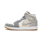 Air Jordan 1 Mid Coconut Milk Particle Grey