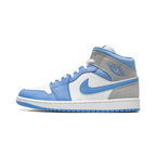 Air Jordan 1 Mid University Blue Grey
