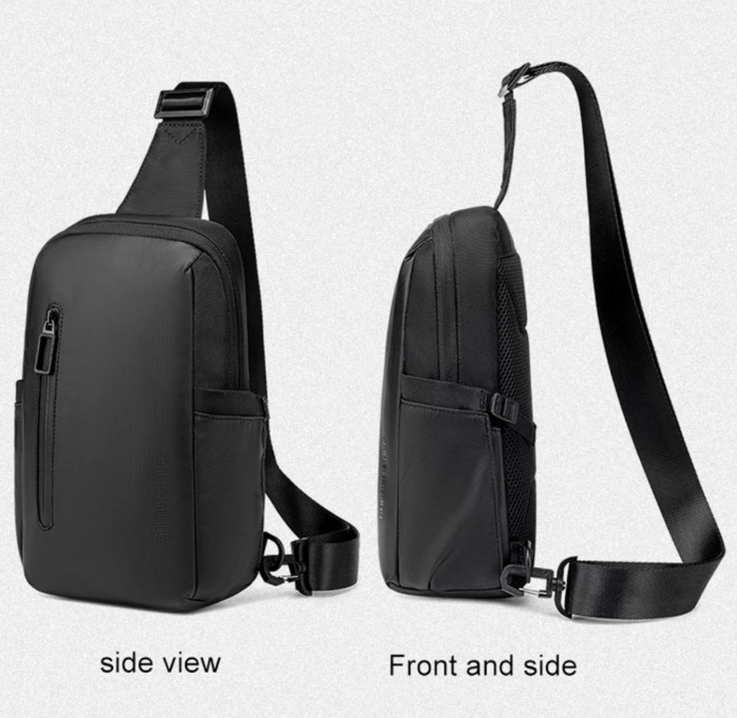 Sac bandoulière homme imperméable – Sac compact pour tablette et voyage