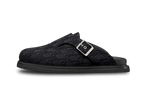 Dior Aqua Mule Black Dior Oblique Jacquard