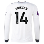 adidas Manchester United Christian Eriksen Third Long Sleeve Jersey w/ EPL Patch 24/25 (Off White)
