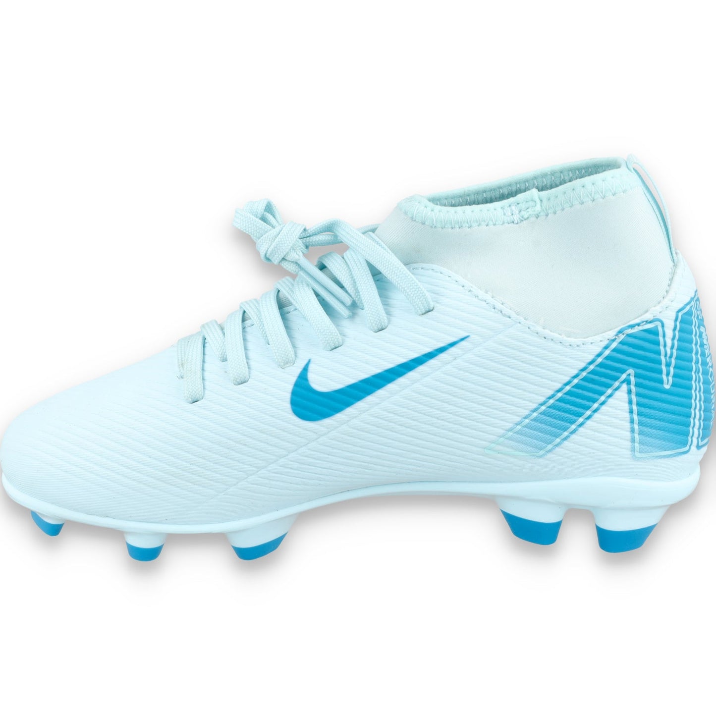 Nike Jr. Mercurial Superfly 10 Club Little/Big Kids' MG High-Glacier Blue/Blue Orbit