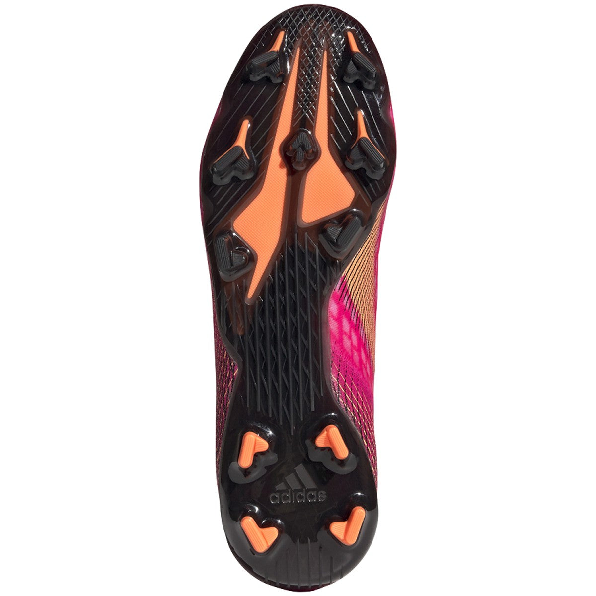 adidas X Ghosted .2 Firm Ground Cleats - Shock Pink/Core Black/Screaming Orange