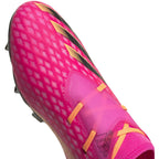 adidas X Ghosted .2 Firm Ground Cleats - Shock Pink/Core Black/Screaming Orange