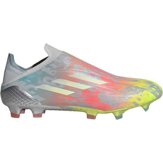 adidas Speedflow + Firm Ground Cleats -  Clear Onix/White/Solar Yellow