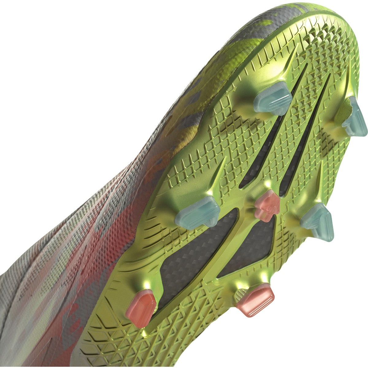 adidas Speedflow + Firm Ground Cleats -  Clear Onix/White/Solar Yellow