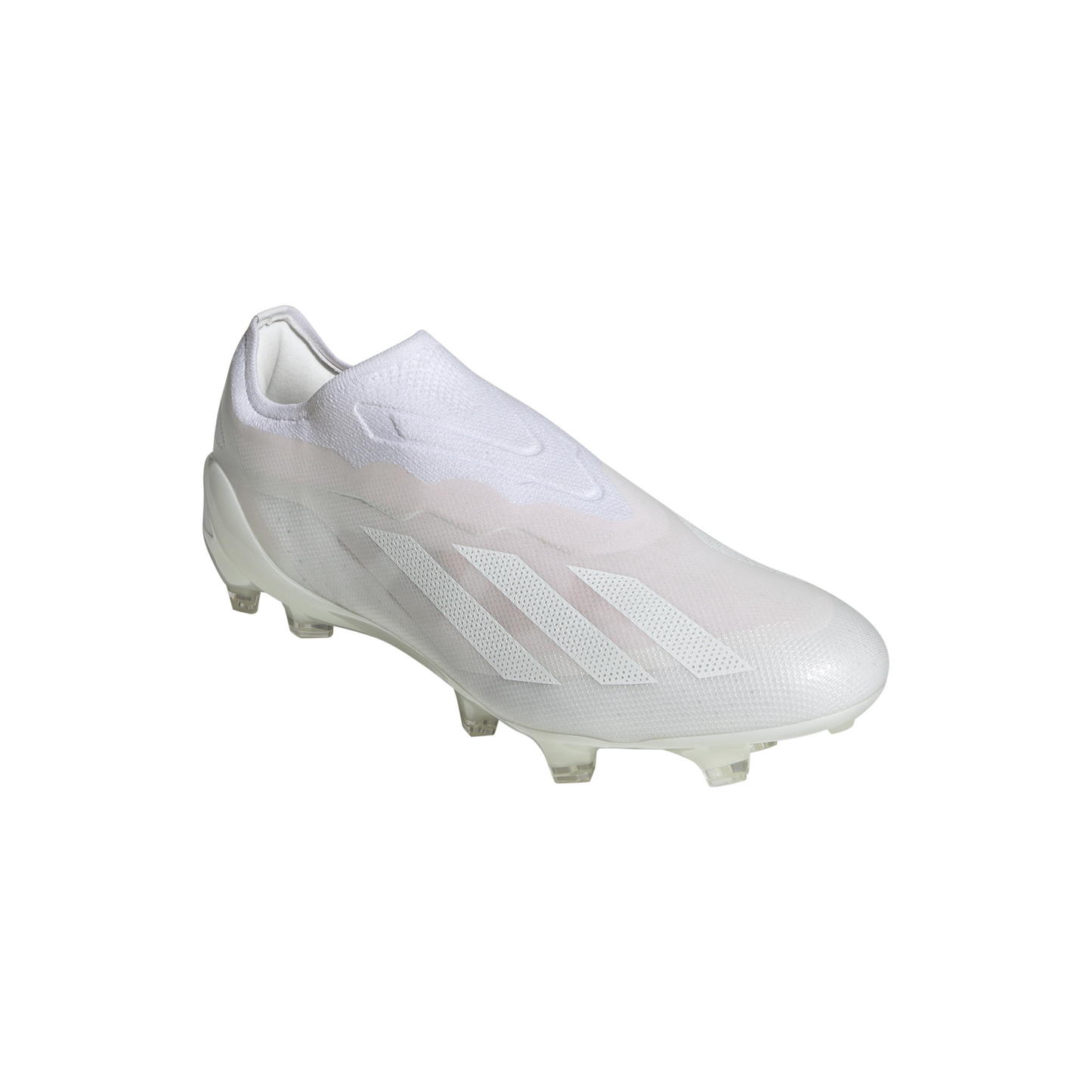 adidas X CrazyFast.1 Laceless FG Firm Ground Soccer Cleat - Cloud White / Cloud White