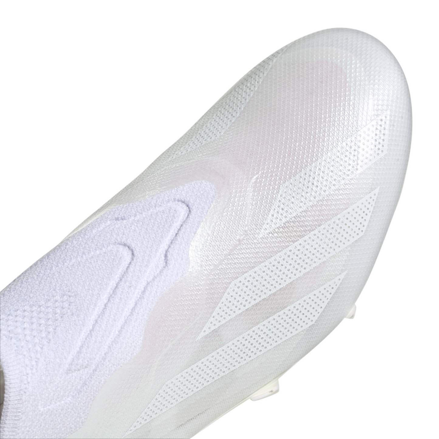 adidas X CrazyFast.1 Laceless FG Firm Ground Soccer Cleat - Cloud White / Cloud White