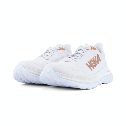 Hoka Mach 5 Running Shoes - White/Copper
