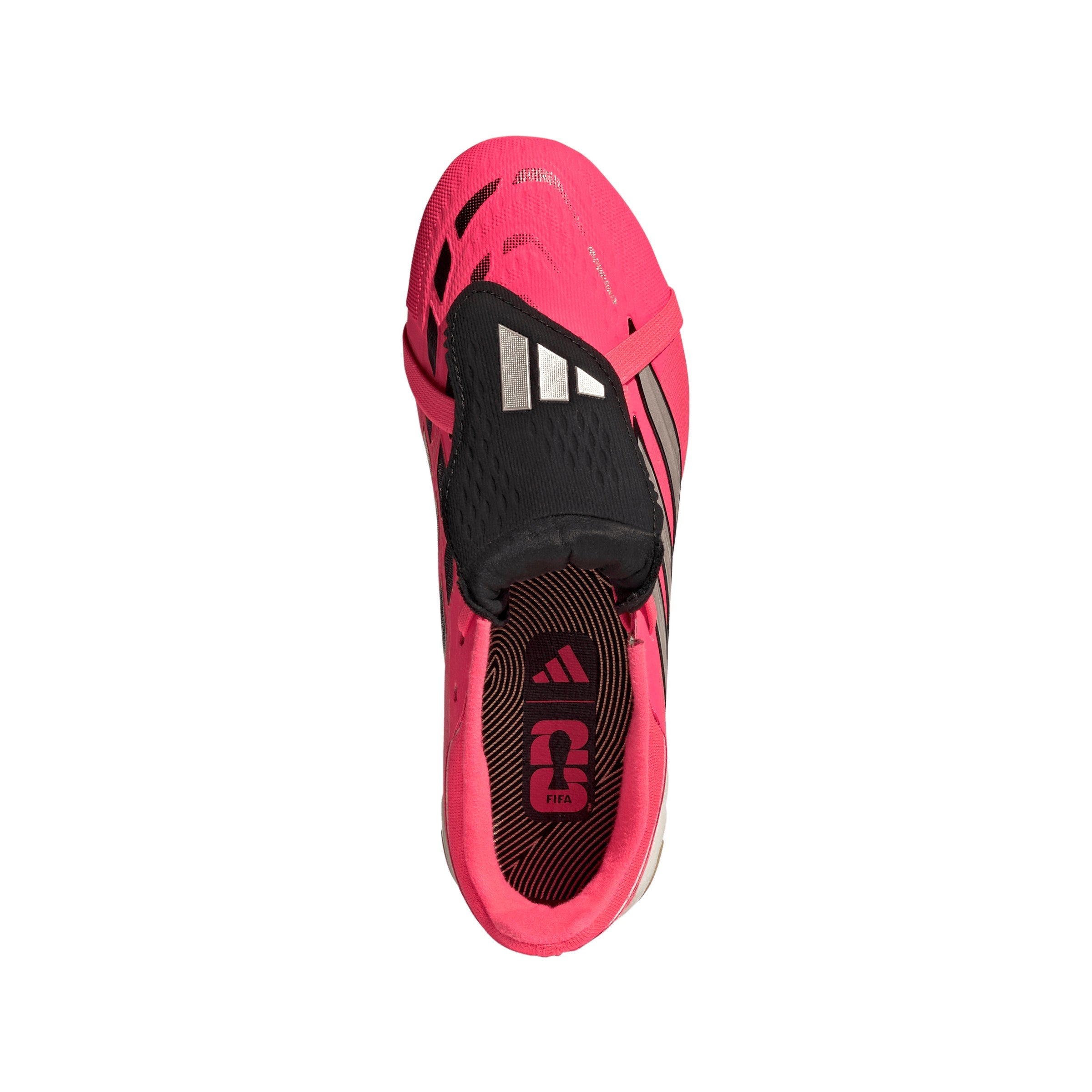 adidas Predator Elite FT FG Junior Fold-Tongue Firm Ground Soccer Cleat-  Solar Turbo/Thermal Chrome/Core Black