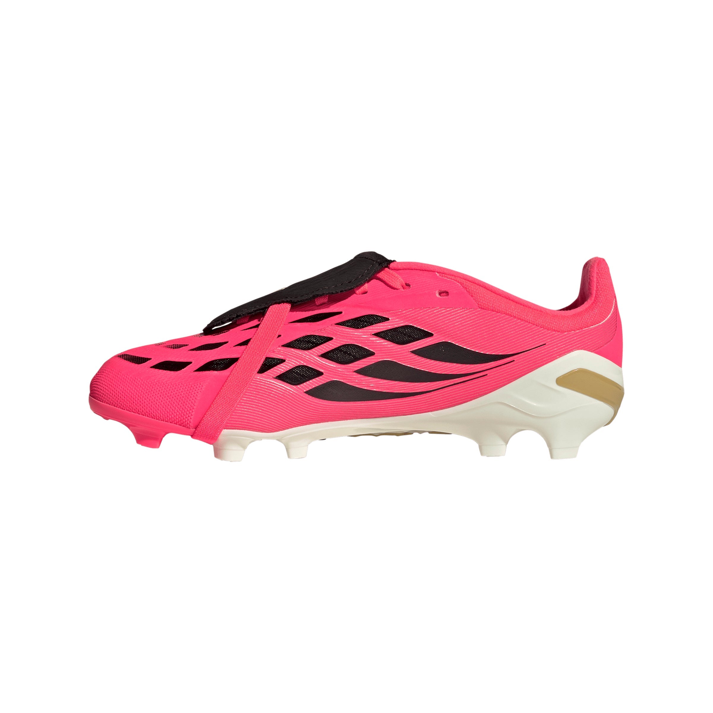 adidas Predator Elite FT FG Junior Fold-Tongue Firm Ground Soccer Cleat-  Solar Turbo/Thermal Chrome/Core Black