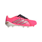 adidas Predator League FoldTongue  FT FG Junior Firm Ground Soccer Cleat - Solar Turbo / Thermal Chrome / Core Black
