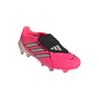 adidas Predator Pro FoldTongue FT FG Firm Ground Soccer Cleats- Solar Turbo/Thermal Chrome/Core Black