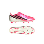 adidas F50 Hyperfast League Kids FG Firm Ground Soccer Cleats-  Solar Turbo / Core Black / Gold Metallic