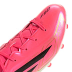 adidas F50 Hyperfast League Kids FG Firm Ground Soccer Cleats-  Solar Turbo / Core Black / Gold Metallic