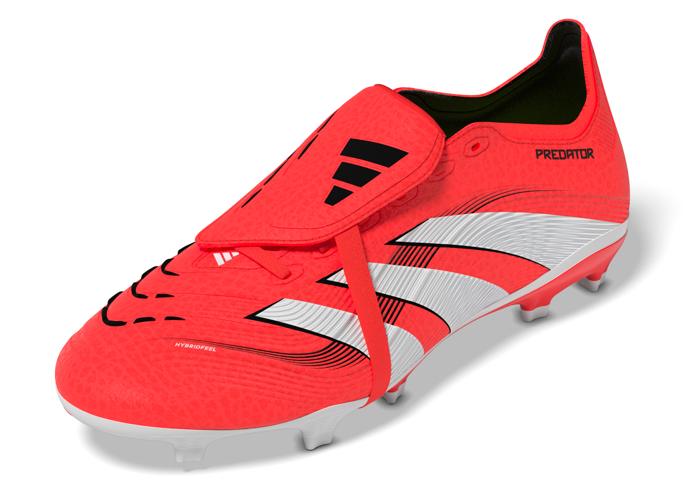 adidas Predator League FT FG Firm Ground Soccer Cleat - Lucid Red/Cloud White/Core Black