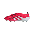 adidas Predator Elite Fold Tounge FG Firm Ground Soccer Cleat - Lucid Red / Cloud White / Core Black