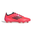 adidas F50 Pro FG Firm Ground Soccer Cleat 	Turbo/ Aurora Black/ Platinum Metallic
