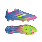 adidas F50 Elite FG Firm Ground Soccer Cleat - Blue Fusion/Lucid Lemon/Lucid Pink