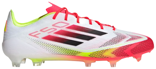 Adidas F50 Elite FG/MG-White/Lucid Red Volt