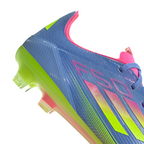 adidas F50 Pro FG Firm Ground Soccer Cleat-Blue Fusion / Lucid Lemon / Lucid Pink