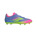 adidas  F50 League FG Firm Ground Soccer Cleats-Blue Fusion / Lucid Lemon / Lucid Pink