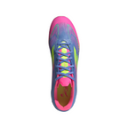 adidas  F50 League FG Firm Ground Soccer Cleats-Blue Fusion / Lucid Lemon / Lucid Pink