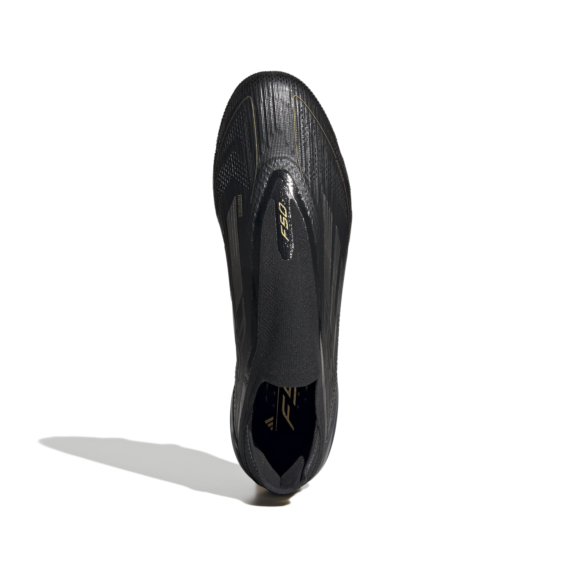 adidas F50 Elite Laceless FG- Core Black / Iron Metallic / Gold Metallic