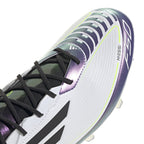 adidas F50 Messi Elite FG Firm Ground Cleats - White/ Core Black/ Unity Purple