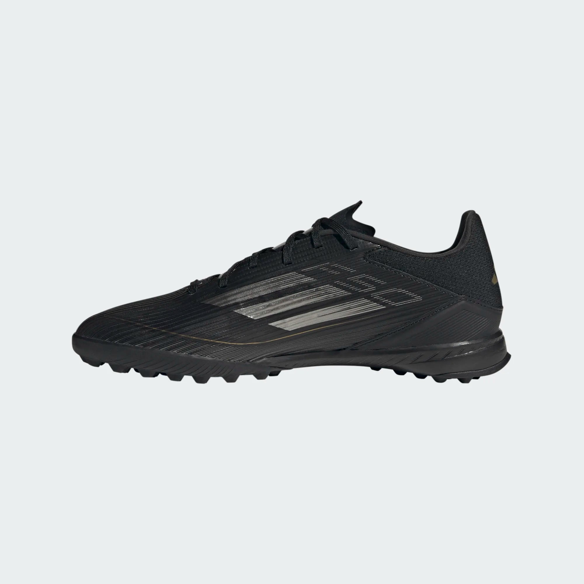 adidas F50 League TF  Cloud Black/Iron Metallic/Gold Metallic