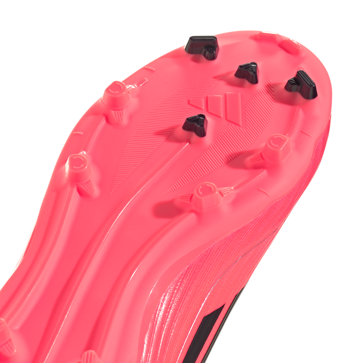 adidas F50 Junior League FG Firm Ground Soccer Cleats - Turbo/Aurora Black /Platinum Metallic