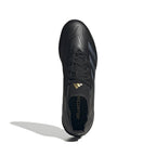 adidas Predator League TF Turf Soccer Cleats- Core Black/Carbon/Gold
