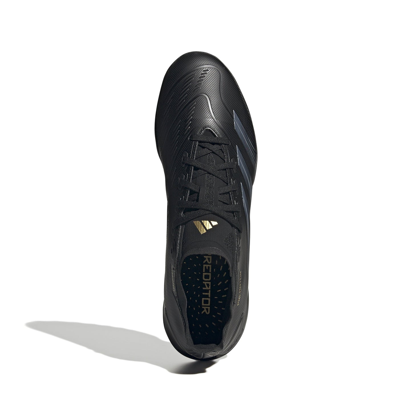 adidas Predator League TF Turf Soccer Cleats- Core Black/Carbon/Gold