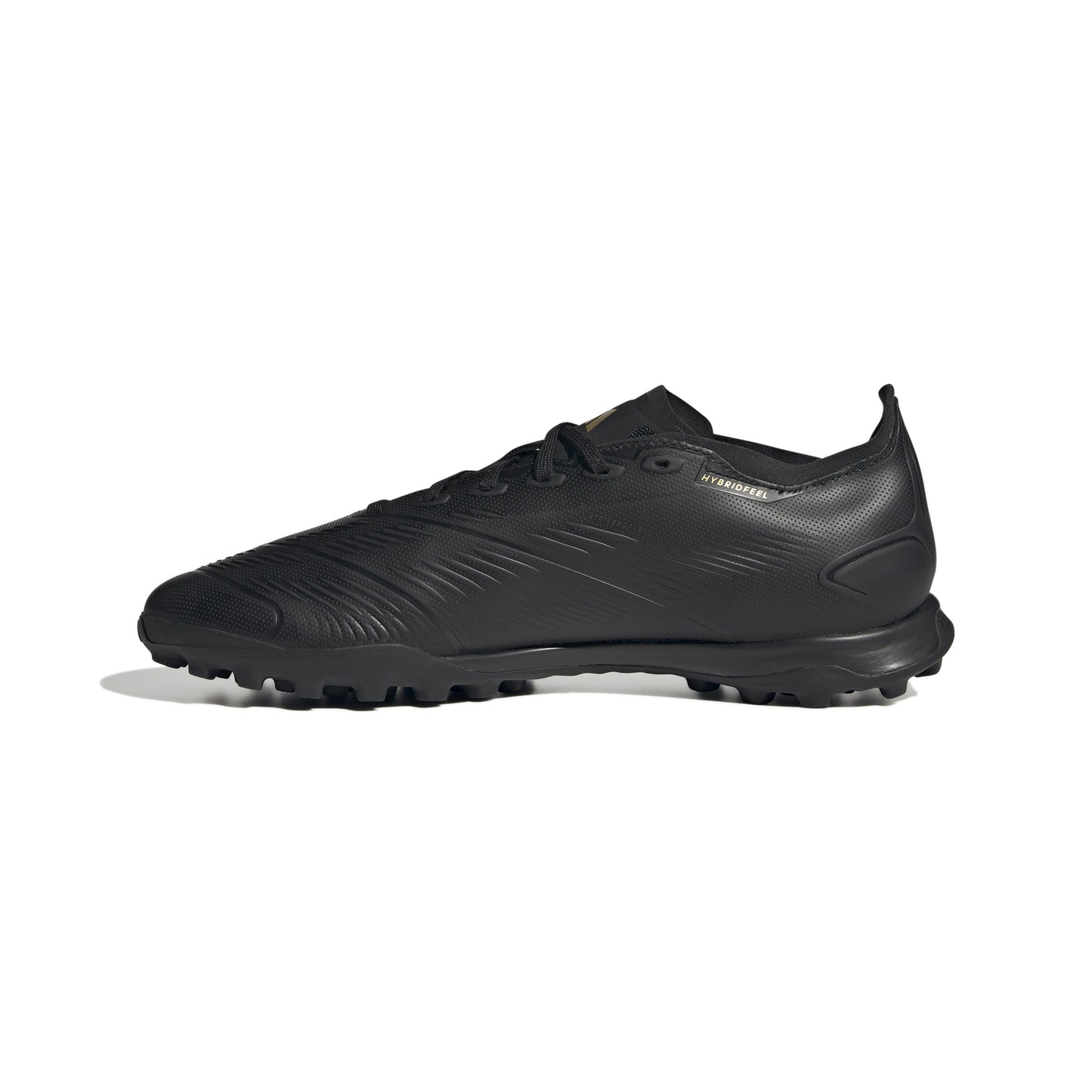 adidas Predator League TF Turf Soccer Cleats- Core Black/Carbon/Gold