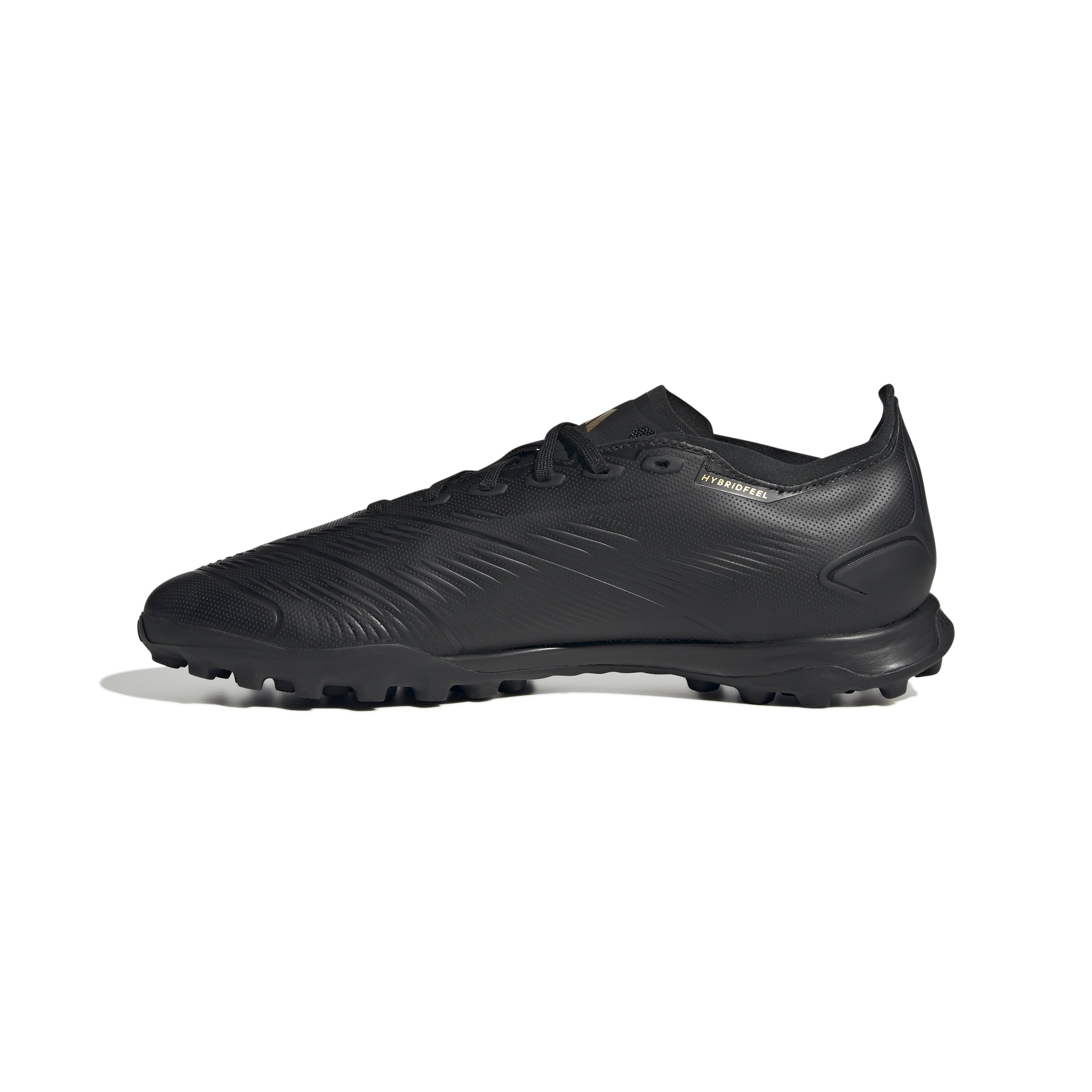 adidas Predator League TF Turf Soccer Cleats- Core Black/Carbon/Gold