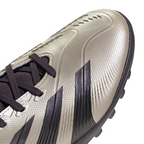 adidas Predator League Turf Soccer Cleat - Platin Metallic/ Aurora Black/ Turbo