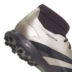 adidas Predator League Turf Soccer Cleat - Platin Metallic/ Aurora Black/ Turbo