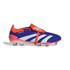 adidas Predator Elite Fold Tounge FG Firm Ground Soccer Cleat - Lucid Blue / Cloud White / Solar Red