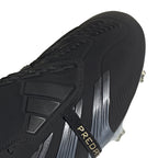 adidas Predator Elite Fold Tounge FG Firm Ground Soccer Cleat - Core Black / Carbon / Gold Metallic